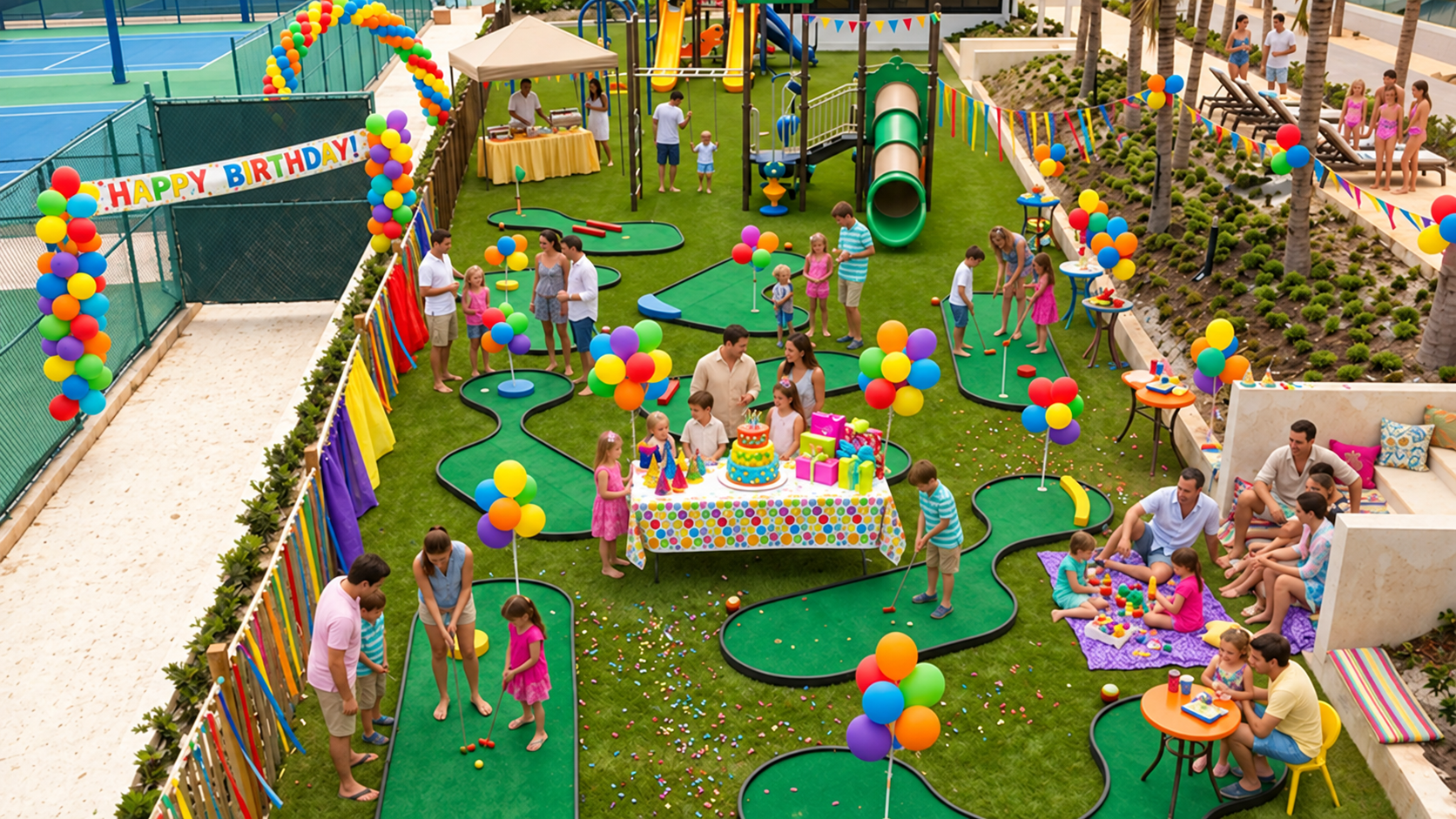 Mini Greens at birthday celebrations