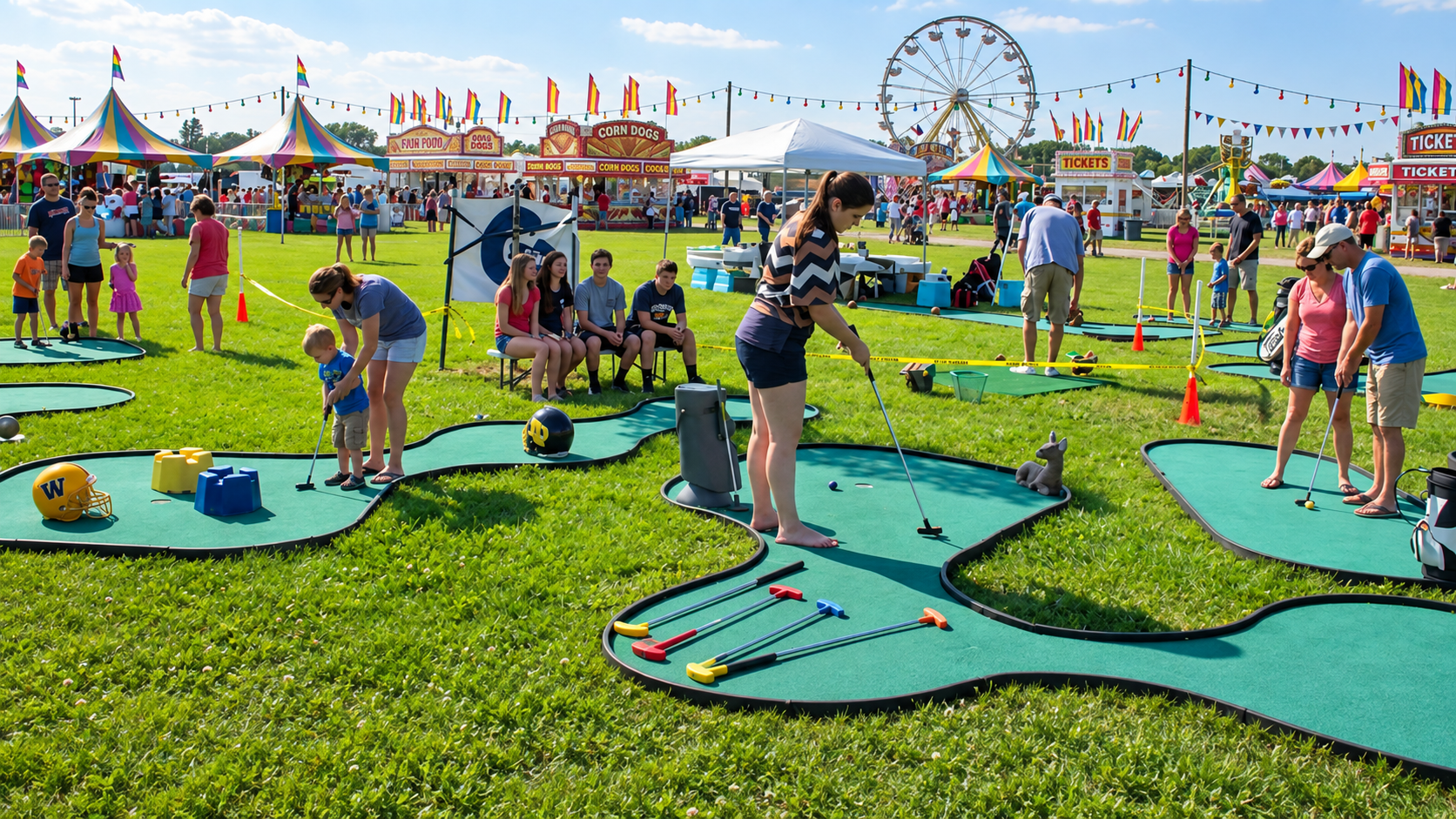 Mini Greens at community festivals