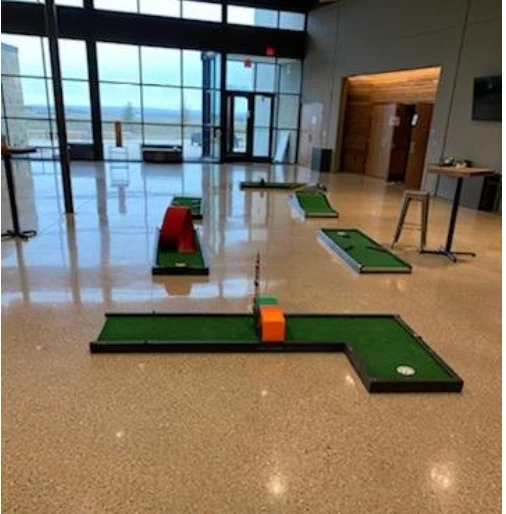 Inflatable Party Magic mini golf rental-course example